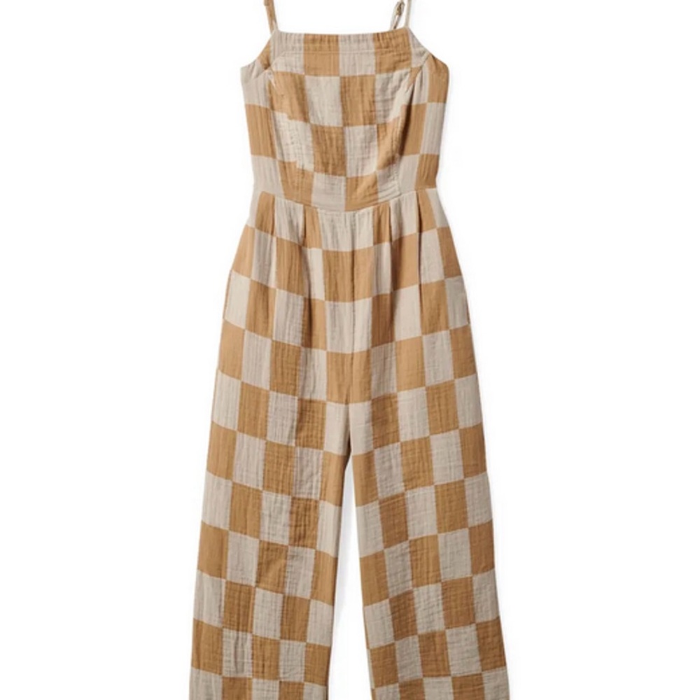 Brixton Mykonos Jumpsuit - Sand Medium